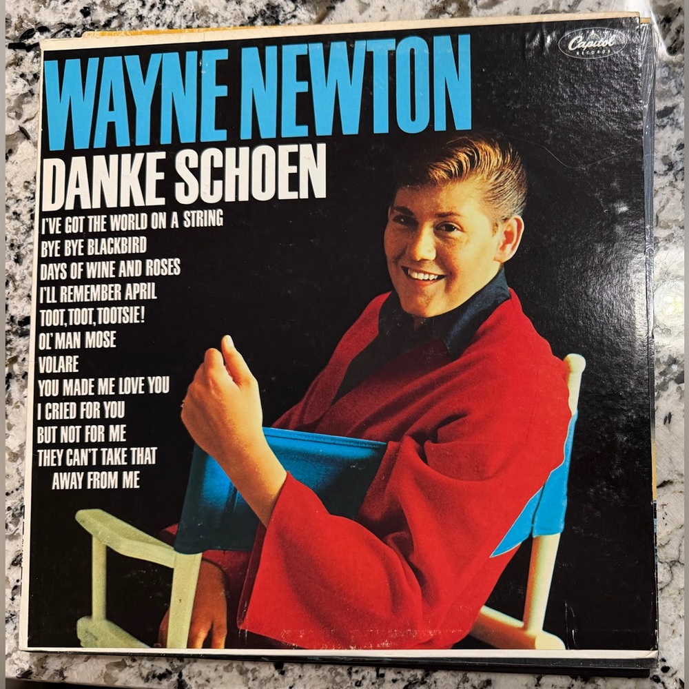 “Danke Schoen” by Wayne Newton- 1963 Collectible vintage vinyl_Capitol Records
